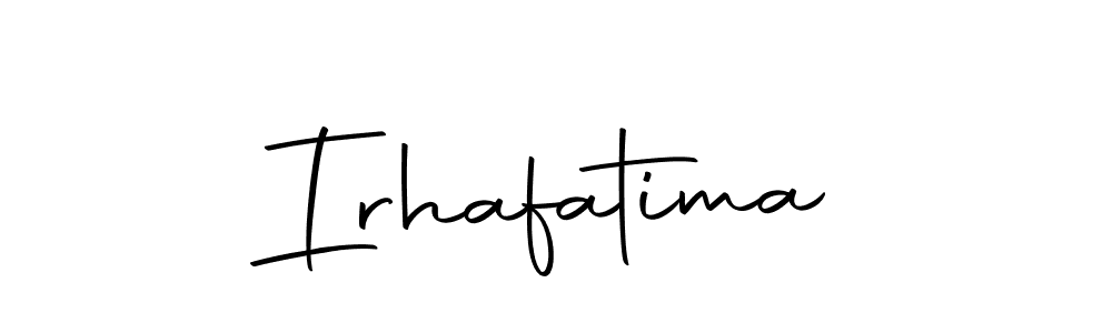 Also we have Irhafatima name is the best signature style. Create professional handwritten signature collection using Autography-DOLnW autograph style. Irhafatima signature style 10 images and pictures png