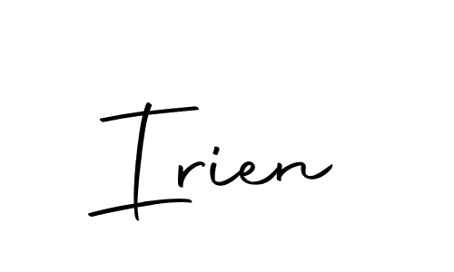 Create a beautiful signature design for name Irien. With this signature (Autography-DOLnW) fonts, you can make a handwritten signature for free. Irien signature style 10 images and pictures png