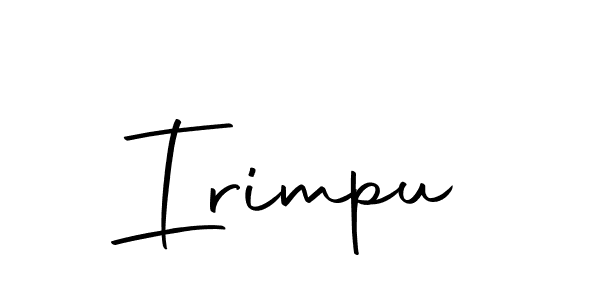 Irimpu stylish signature style. Best Handwritten Sign (Autography-DOLnW) for my name. Handwritten Signature Collection Ideas for my name Irimpu. Irimpu signature style 10 images and pictures png