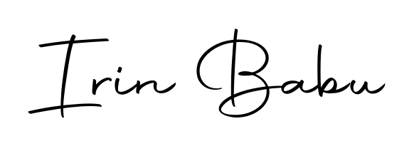Once you've used our free online signature maker to create your best signature Autography-DOLnW style, it's time to enjoy signing your documents with Irin Babu name. Irin Babu signature style 10 images and pictures png