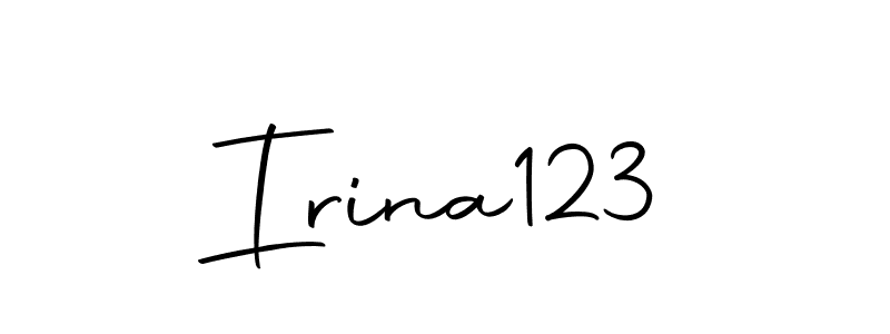 You should practise on your own different ways (Autography-DOLnW) to write your name (Irina123) in signature. don't let someone else do it for you. Irina123 signature style 10 images and pictures png