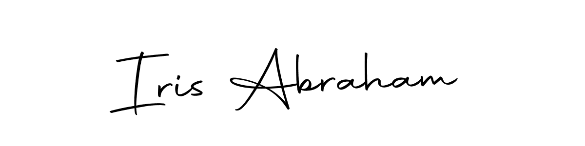 if you are searching for the best signature style for your name Iris Abraham. so please give up your signature search. here we have designed multiple signature styles  using Autography-DOLnW. Iris Abraham signature style 10 images and pictures png