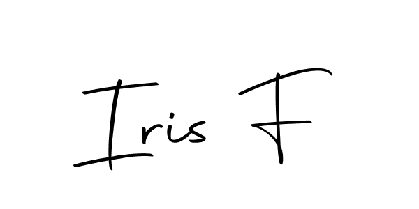 The best way (Autography-DOLnW) to make a short signature is to pick only two or three words in your name. The name Iris F include a total of six letters. For converting this name. Iris F signature style 10 images and pictures png