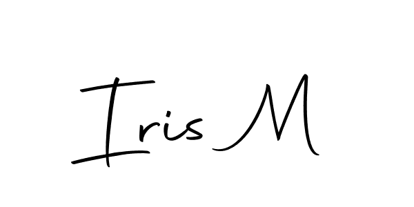 Create a beautiful signature design for name Iris M. With this signature (Autography-DOLnW) fonts, you can make a handwritten signature for free. Iris M signature style 10 images and pictures png