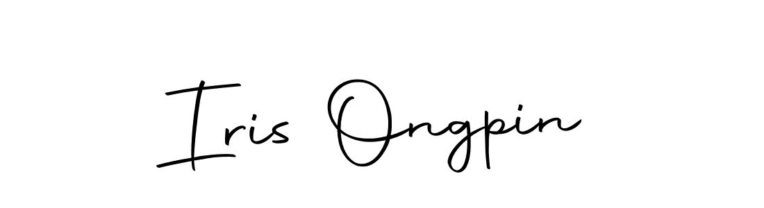 Iris Ongpin stylish signature style. Best Handwritten Sign (Autography-DOLnW) for my name. Handwritten Signature Collection Ideas for my name Iris Ongpin. Iris Ongpin signature style 10 images and pictures png