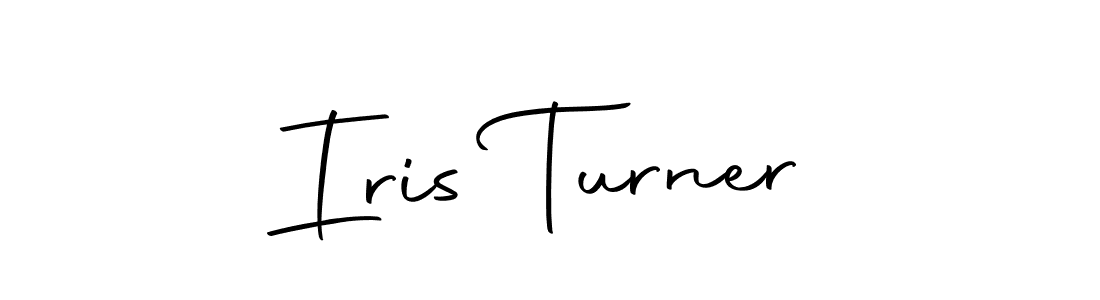 Create a beautiful signature design for name Iris Turner. With this signature (Autography-DOLnW) fonts, you can make a handwritten signature for free. Iris Turner signature style 10 images and pictures png