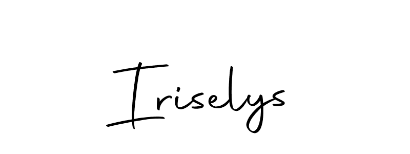 The best way (Autography-DOLnW) to make a short signature is to pick only two or three words in your name. The name Iriselys include a total of six letters. For converting this name. Iriselys signature style 10 images and pictures png