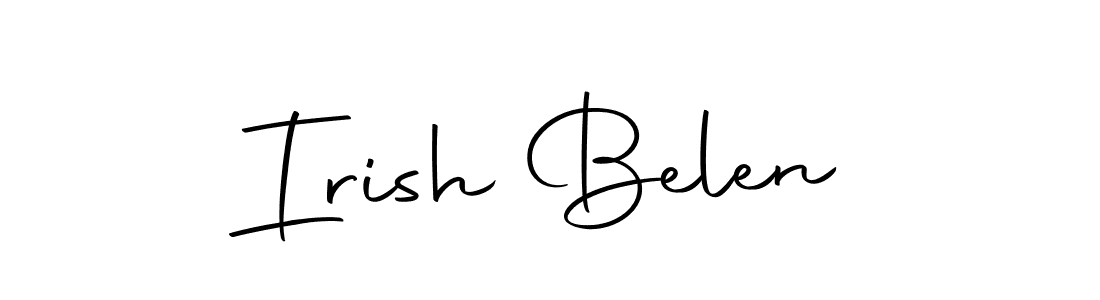 Create a beautiful signature design for name Irish Belen. With this signature (Autography-DOLnW) fonts, you can make a handwritten signature for free. Irish Belen signature style 10 images and pictures png