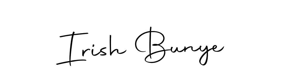 if you are searching for the best signature style for your name Irish Bunye. so please give up your signature search. here we have designed multiple signature styles  using Autography-DOLnW. Irish Bunye signature style 10 images and pictures png
