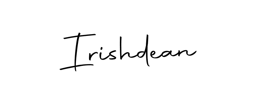 You should practise on your own different ways (Autography-DOLnW) to write your name (Irishdean) in signature. don't let someone else do it for you. Irishdean signature style 10 images and pictures png