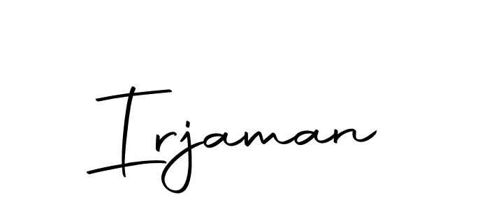 You should practise on your own different ways (Autography-DOLnW) to write your name (Irjaman) in signature. don't let someone else do it for you. Irjaman signature style 10 images and pictures png