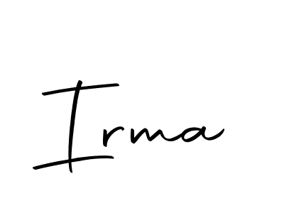 Irma stylish signature style. Best Handwritten Sign (Autography-DOLnW) for my name. Handwritten Signature Collection Ideas for my name Irma. Irma signature style 10 images and pictures png