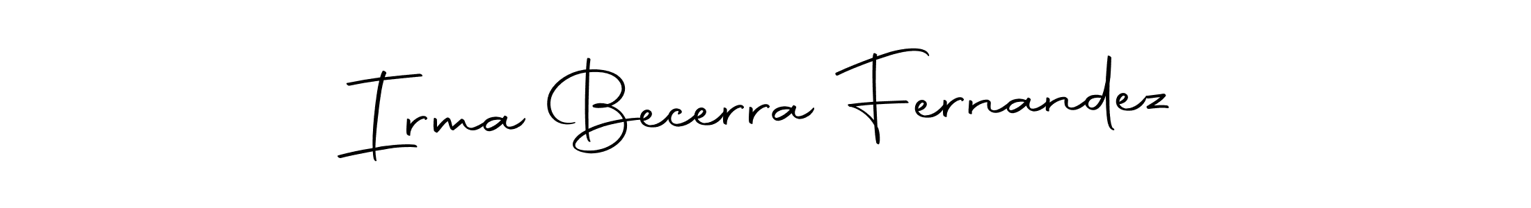 Also You can easily find your signature by using the search form. We will create Irma Becerra Fernandez name handwritten signature images for you free of cost using Autography-DOLnW sign style. Irma Becerra Fernandez signature style 10 images and pictures png