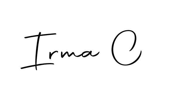 How to make Irma C signature? Autography-DOLnW is a professional autograph style. Create handwritten signature for Irma C name. Irma C signature style 10 images and pictures png