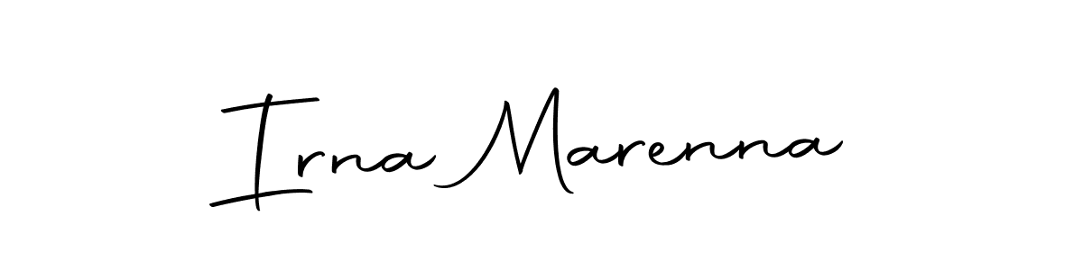 The best way (Autography-DOLnW) to make a short signature is to pick only two or three words in your name. The name Irna Marenna include a total of six letters. For converting this name. Irna Marenna signature style 10 images and pictures png