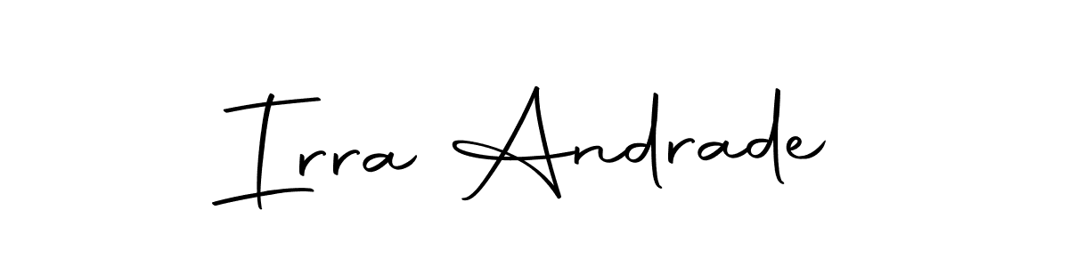 Once you've used our free online signature maker to create your best signature Autography-DOLnW style, it's time to enjoy all of the benefits that Irra Andrade name signing documents. Irra Andrade signature style 10 images and pictures png