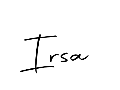 Also You can easily find your signature by using the search form. We will create Irsa name handwritten signature images for you free of cost using Autography-DOLnW sign style. Irsa signature style 10 images and pictures png