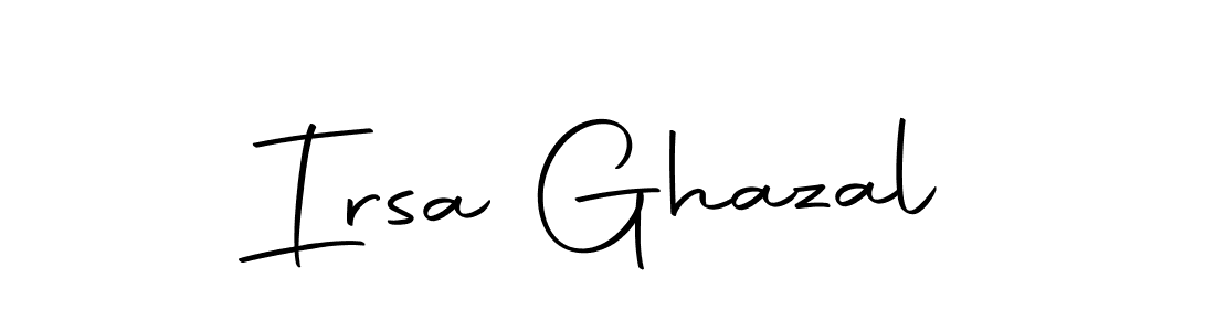 How to Draw Irsa Ghazal signature style? Autography-DOLnW is a latest design signature styles for name Irsa Ghazal. Irsa Ghazal signature style 10 images and pictures png