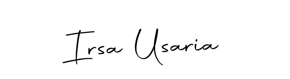 Also You can easily find your signature by using the search form. We will create Irsa Usaria name handwritten signature images for you free of cost using Autography-DOLnW sign style. Irsa Usaria signature style 10 images and pictures png