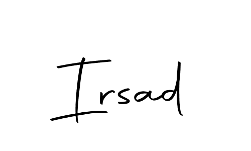 Here are the top 10 professional signature styles for the name Irsad. These are the best autograph styles you can use for your name. Irsad signature style 10 images and pictures png