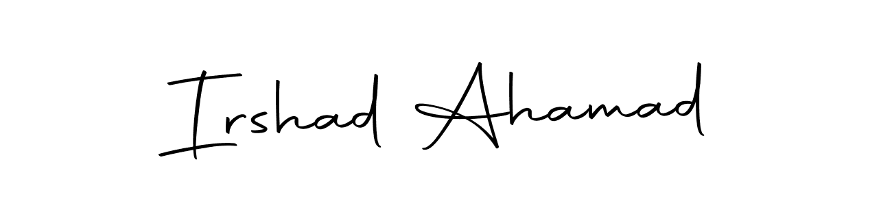 Make a beautiful signature design for name Irshad Ahamad. With this signature (Autography-DOLnW) style, you can create a handwritten signature for free. Irshad Ahamad signature style 10 images and pictures png
