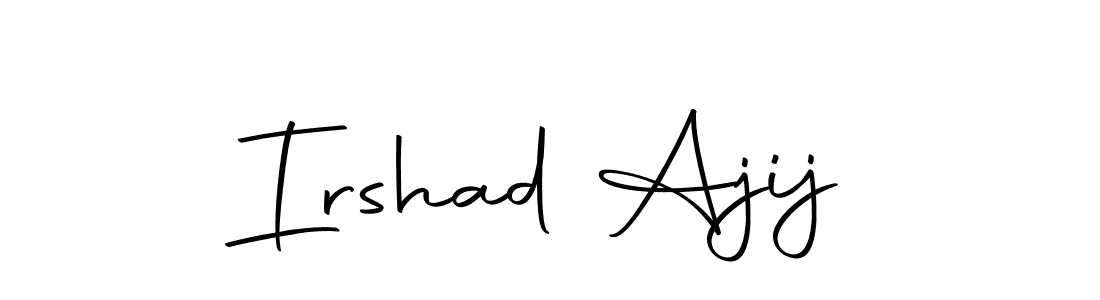 The best way (Autography-DOLnW) to make a short signature is to pick only two or three words in your name. The name Irshad Ajij include a total of six letters. For converting this name. Irshad Ajij signature style 10 images and pictures png