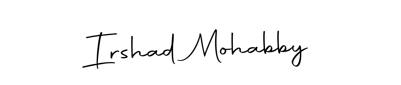 How to Draw Irshad Mohabby signature style? Autography-DOLnW is a latest design signature styles for name Irshad Mohabby. Irshad Mohabby signature style 10 images and pictures png