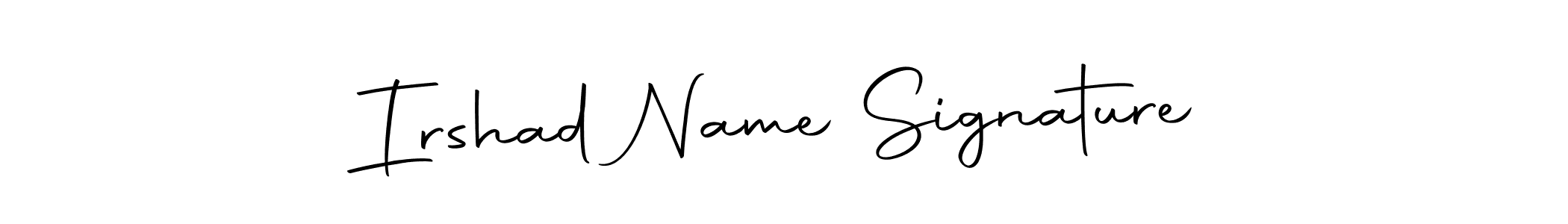 How to make Irshad Name Signature signature? Autography-DOLnW is a professional autograph style. Create handwritten signature for Irshad Name Signature name. Irshad Name Signature signature style 10 images and pictures png