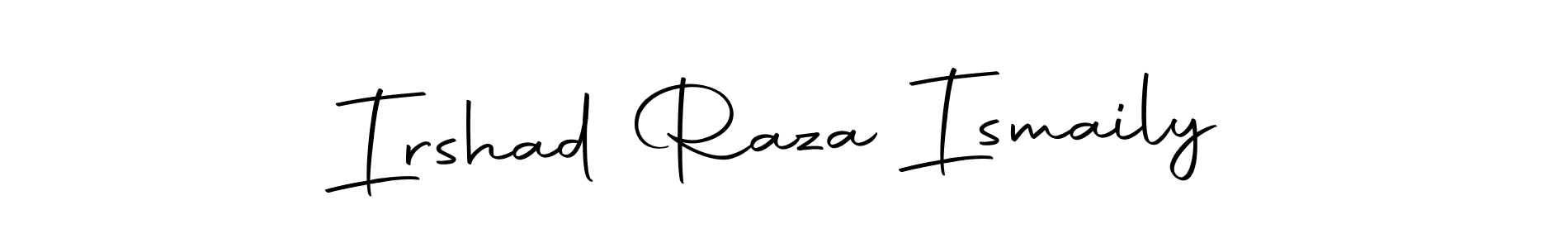 You should practise on your own different ways (Autography-DOLnW) to write your name (Irshad Raza Ismaily) in signature. don't let someone else do it for you. Irshad Raza Ismaily signature style 10 images and pictures png