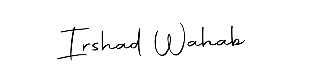 The best way (Autography-DOLnW) to make a short signature is to pick only two or three words in your name. The name Irshad Wahab include a total of six letters. For converting this name. Irshad Wahab signature style 10 images and pictures png