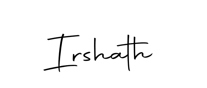 Here are the top 10 professional signature styles for the name Irshath. These are the best autograph styles you can use for your name. Irshath signature style 10 images and pictures png