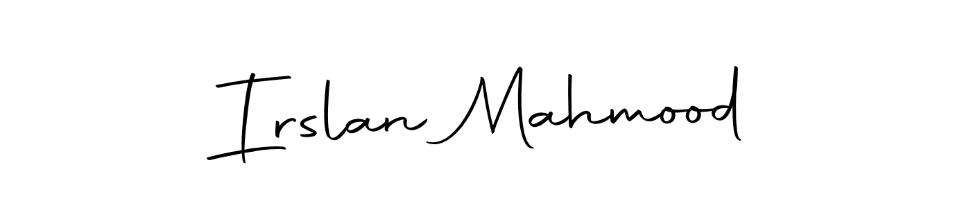 The best way (Autography-DOLnW) to make a short signature is to pick only two or three words in your name. The name Irslan Mahmood include a total of six letters. For converting this name. Irslan Mahmood signature style 10 images and pictures png