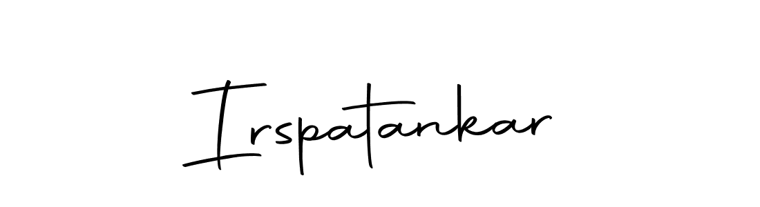 Create a beautiful signature design for name Irspatankar. With this signature (Autography-DOLnW) fonts, you can make a handwritten signature for free. Irspatankar signature style 10 images and pictures png