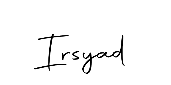 Also we have Irsyad name is the best signature style. Create professional handwritten signature collection using Autography-DOLnW autograph style. Irsyad signature style 10 images and pictures png