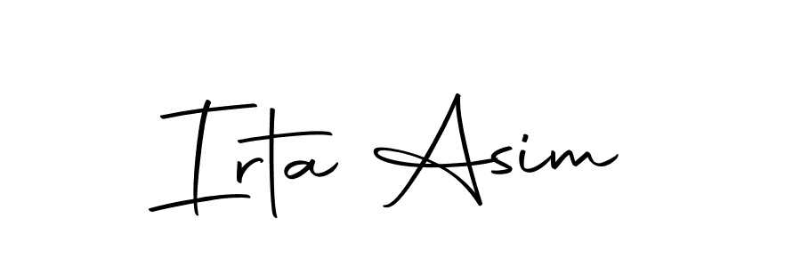 Also You can easily find your signature by using the search form. We will create Irta Asim name handwritten signature images for you free of cost using Autography-DOLnW sign style. Irta Asim signature style 10 images and pictures png