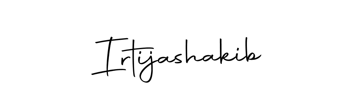 Use a signature maker to create a handwritten signature online. With this signature software, you can design (Autography-DOLnW) your own signature for name Irtijashakib. Irtijashakib signature style 10 images and pictures png