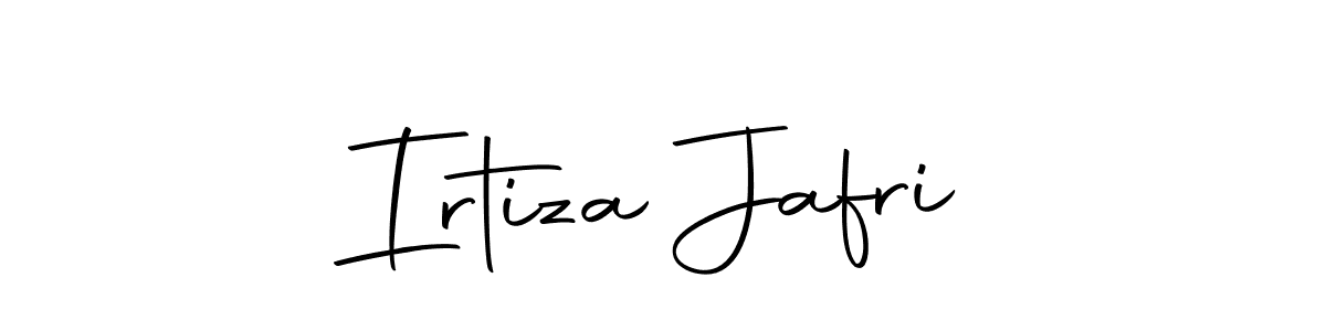 How to make Irtiza Jafri name signature. Use Autography-DOLnW style for creating short signs online. This is the latest handwritten sign. Irtiza Jafri signature style 10 images and pictures png