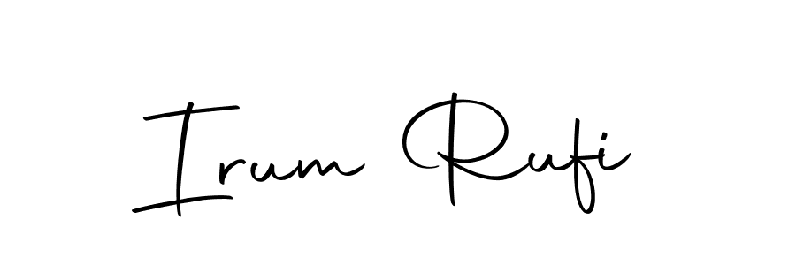 How to make Irum Rufi signature? Autography-DOLnW is a professional autograph style. Create handwritten signature for Irum Rufi name. Irum Rufi signature style 10 images and pictures png