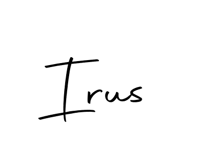 Also we have Irus name is the best signature style. Create professional handwritten signature collection using Autography-DOLnW autograph style. Irus signature style 10 images and pictures png