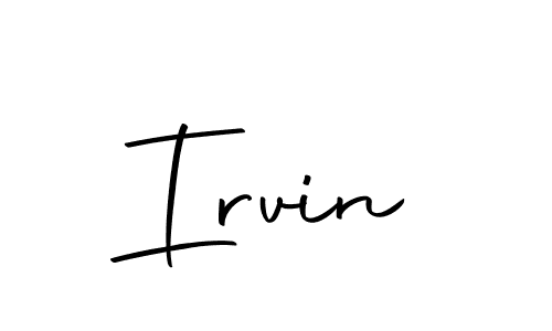 You should practise on your own different ways (Autography-DOLnW) to write your name (Irvin) in signature. don't let someone else do it for you. Irvin signature style 10 images and pictures png