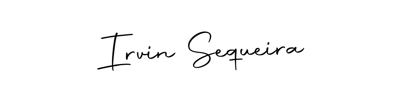 You should practise on your own different ways (Autography-DOLnW) to write your name (Irvin Sequeira) in signature. don't let someone else do it for you. Irvin Sequeira signature style 10 images and pictures png