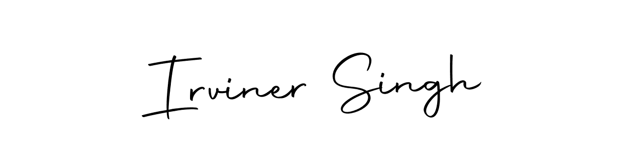 Make a beautiful signature design for name Irviner Singh. Use this online signature maker to create a handwritten signature for free. Irviner Singh signature style 10 images and pictures png