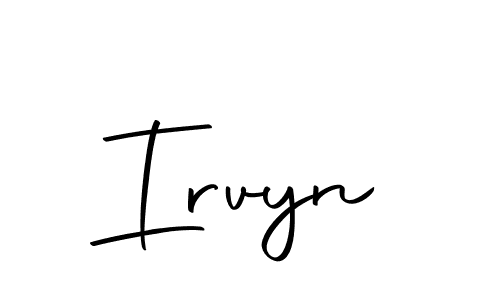 It looks lik you need a new signature style for name Irvyn. Design unique handwritten (Autography-DOLnW) signature with our free signature maker in just a few clicks. Irvyn signature style 10 images and pictures png