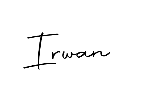 Create a beautiful signature design for name Irwan. With this signature (Autography-DOLnW) fonts, you can make a handwritten signature for free. Irwan signature style 10 images and pictures png