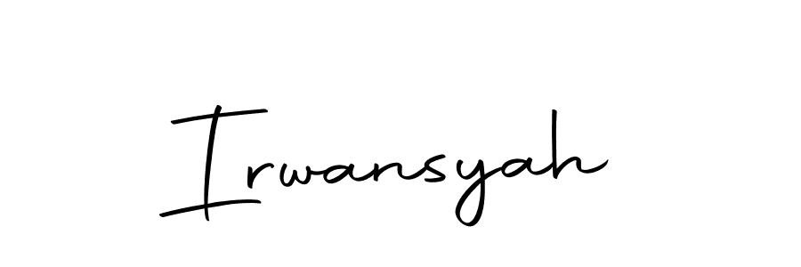 Create a beautiful signature design for name Irwansyah. With this signature (Autography-DOLnW) fonts, you can make a handwritten signature for free. Irwansyah signature style 10 images and pictures png