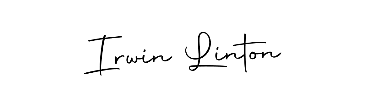 Irwin Linton stylish signature style. Best Handwritten Sign (Autography-DOLnW) for my name. Handwritten Signature Collection Ideas for my name Irwin Linton. Irwin Linton signature style 10 images and pictures png