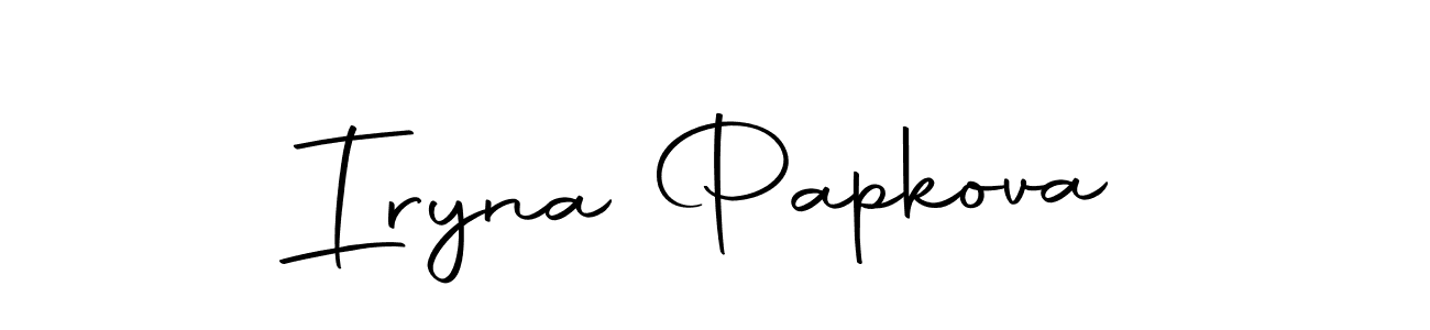 if you are searching for the best signature style for your name Iryna Papkova. so please give up your signature search. here we have designed multiple signature styles  using Autography-DOLnW. Iryna Papkova signature style 10 images and pictures png
