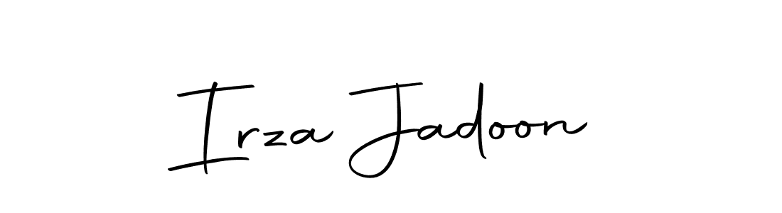 Irza Jadoon stylish signature style. Best Handwritten Sign (Autography-DOLnW) for my name. Handwritten Signature Collection Ideas for my name Irza Jadoon. Irza Jadoon signature style 10 images and pictures png