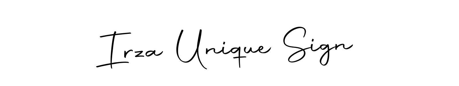 Make a short Irza Unique Sign signature style. Manage your documents anywhere anytime using Autography-DOLnW. Create and add eSignatures, submit forms, share and send files easily. Irza Unique Sign signature style 10 images and pictures png