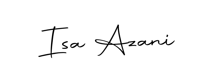 How to make Isa Azani signature? Autography-DOLnW is a professional autograph style. Create handwritten signature for Isa Azani name. Isa Azani signature style 10 images and pictures png